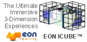 By integrating EON software and applications with various display systems, EON provides state-of-the-art products and solutions for immersive and stereoscopic viewing, from portable Tablet PCs and Glass free Stereo display systems to curved-screen and Immersive Rooms consisting of multi-channel projection walls. The EON software tools are seamlessly integrated with a wide range of display systems providing customers with a unique flexibility to publish content.