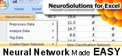 NeuroSolutions for Excel is a Microsoft Excel add-in that simplifies and enhances the process of getting data into and out of a NeuroSolutions neural network. This tool benefits both the novice and the advanced neural network developer by offering easy to use, yet extremely powerful features. The foremost feature of this product is that all tasks can be performed directly from Excel! 